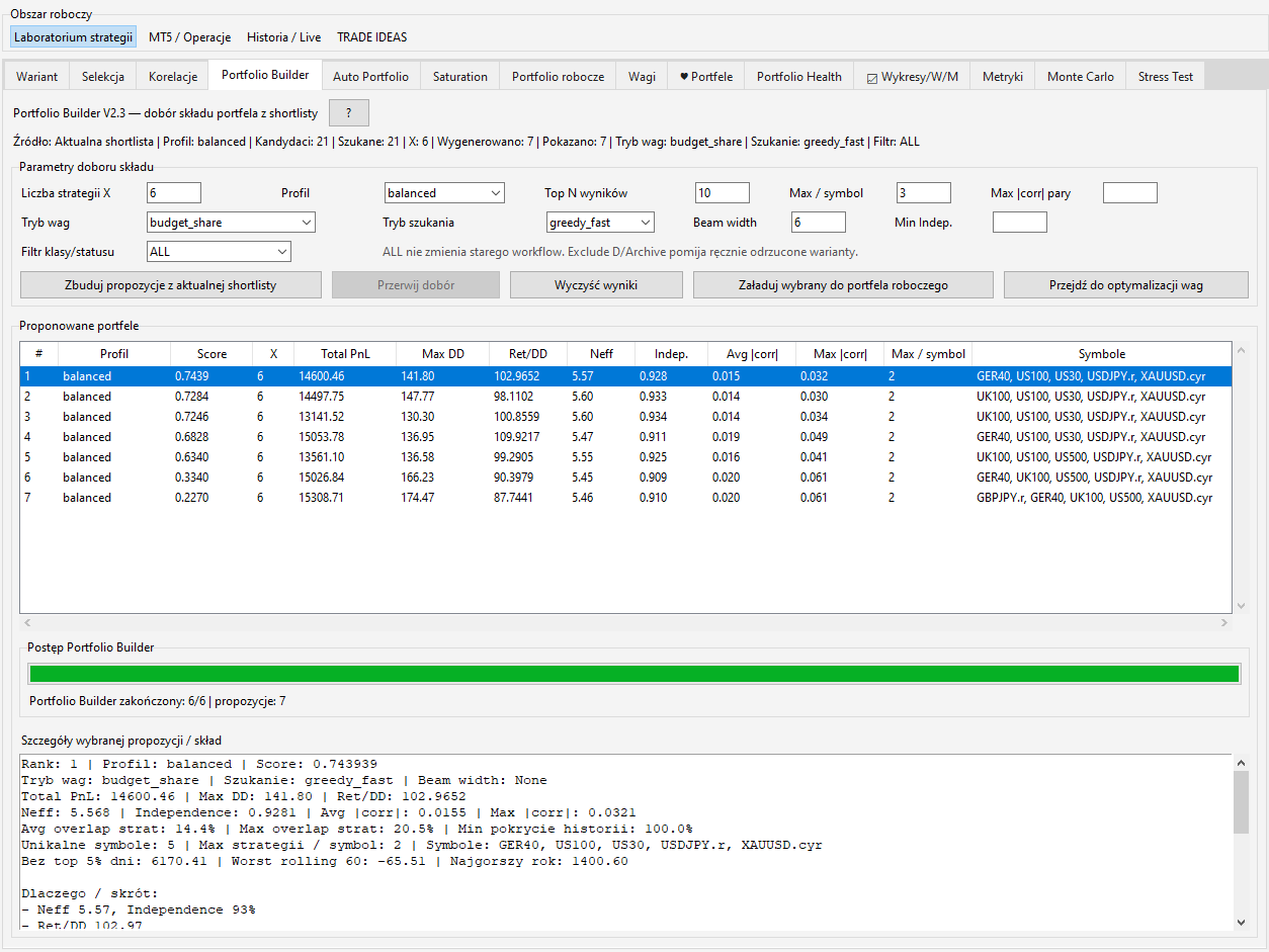 Portfolio Builder